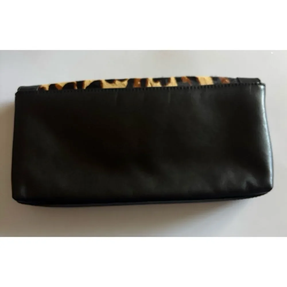 KATE SPADE LEATHER PERRI LANE HAIRCALF KEIRA CLUTCH